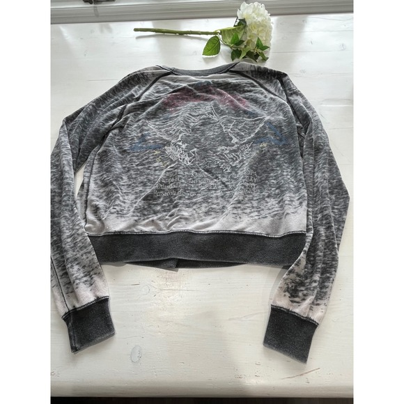 Recycled Karma Aerosmith Graphic Sweatshirt Women's S distressed band‎ shirt - Picture 3 of 6